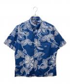 POLO RALPH LAURENポロ・ラルフローレン）の古着「コットンアロハシャツ」｜ブルー