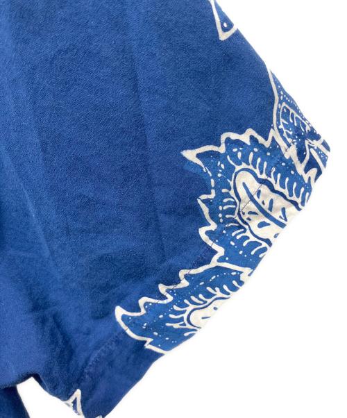 POLO RALPH LAUREN（ポロ・ラルフローレン）POLO RALPH LAUREN (ポロ・ラルフローレン) コットンアロハシャツ ブルー サイズ:Lの古着・服飾アイテム