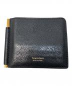 TOM FORDトムフォード）の古着「マネークリップウォレット」｜ブラック