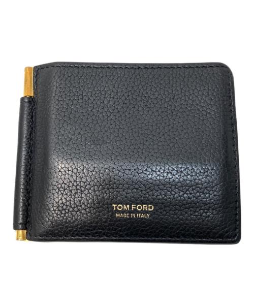 TOM FORD（トムフォード）TOM FORD (トムフォード) マネークリップウォレット ブラックの古着・服飾アイテム