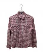BURBERRY BLUE LABELバーバリー ブルー レーベル）の古着「ノヴァチェックシャツ」｜ピンク