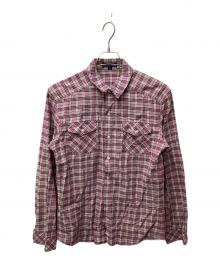 BURBERRY BLUE LABEL（バーバリー ブルー レーベル）の古着「ノヴァチェックシャツ」｜ピンク