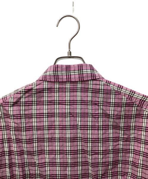 BURBERRY BLUE LABEL（バーバリー ブルー レーベル）BURBERRY BLUE LABEL (バーバリー ブルー レーベル) ノヴァチェックシャツ ピンク サイズ:Mの古着・服飾アイテム