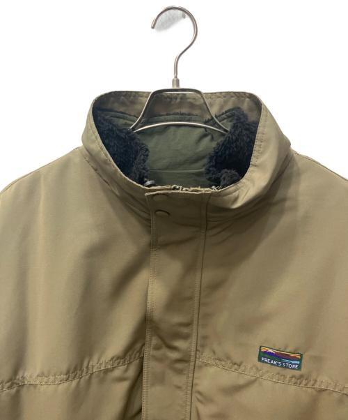 FREAK'S STORE（フリークスストア）FREAK'S STORE (フリークスストア) リバーシブルライナーセット 4way スタンドカラー ブルゾン カーキ サイズ:Mの古着・服飾アイテム