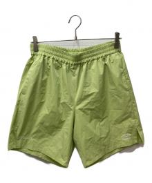 UMBRO×OFF SHORE（アンブロ×オフショア）の古着「アクティブショーツ」｜グリーン