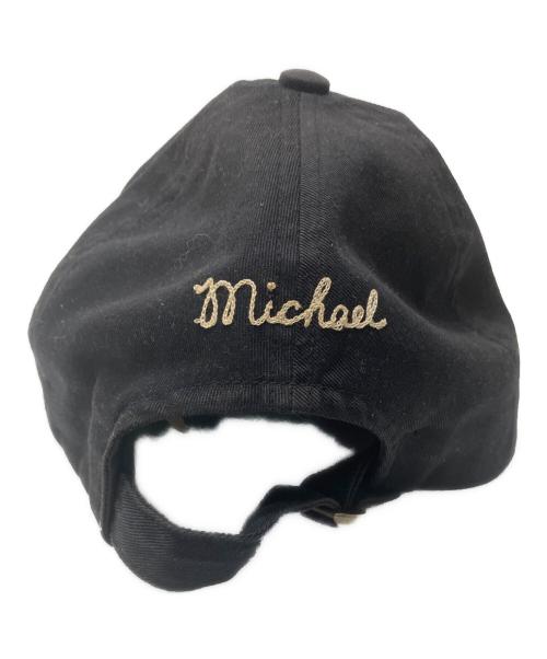 SAINT MICHAEL（セントマイケル）SAINT MICHAEL (セントマイケル) ロゴキャップ ブラックの古着・服飾アイテム