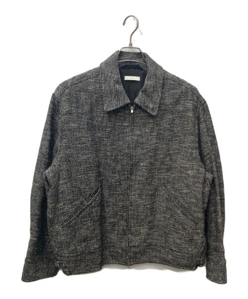 LIDnM（リドム）LIDnM (リドム) ツイードライクジップジャケット ベージュ サイズ:Ｍの古着・服飾アイテム