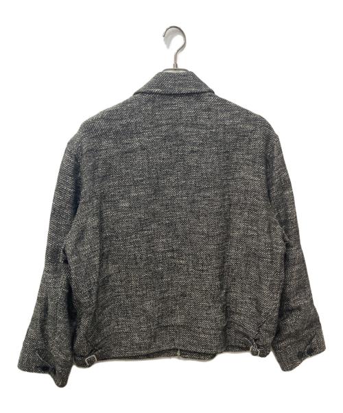 LIDnM（リドム）LIDnM (リドム) ツイードライクジップジャケット ベージュ サイズ:Ｍの古着・服飾アイテム