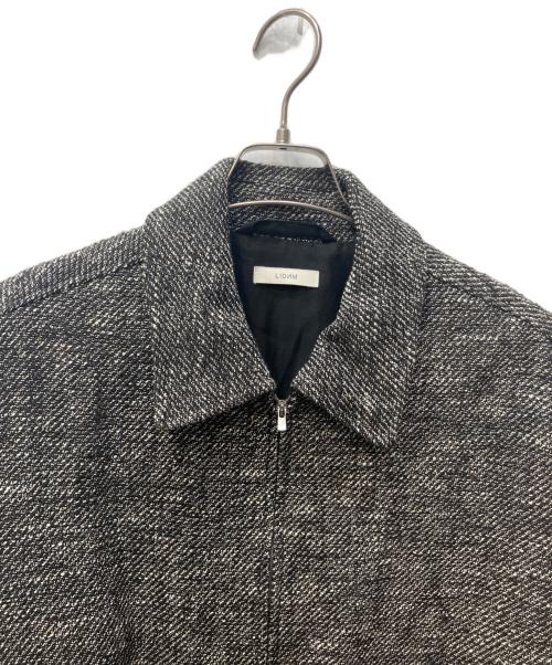 LIDnM（リドム）LIDnM (リドム) ツイードライクジップジャケット ベージュ サイズ:Ｍの古着・服飾アイテム
