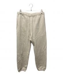Snow peak（スノーピーク）の古着「Recycled Cotton Sweat Pants（リサイクルコットンスウェットパンツ）」｜アイボリー