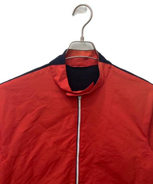 JIL SANDER（ジルサンダー）JIL SANDER (ジルサンダー) 異素材 ハイブリッド ジャケット レッド×ネイビー サイズ:48の古着・服飾アイテム