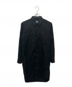 COMME des GARCONS HOMME PLUSコムデギャルソンオムプリュス）の古着「ロングシャツ」｜ブラック