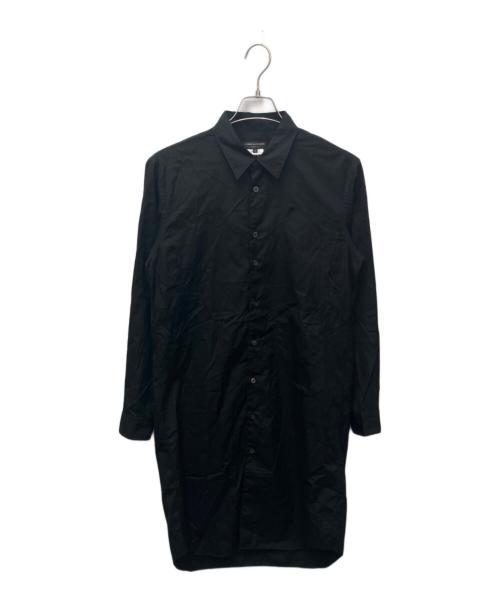 COMME des GARCONS HOMME PLUS（コムデギャルソンオムプリュス）COMME des GARCONS HOMME PLUS (コムデギャルソンオムプリュス) ロングシャツ ブラック サイズ:Sの古着・服飾アイテム