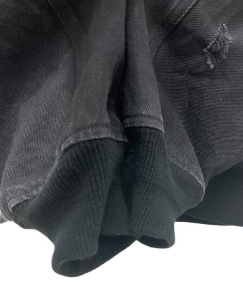 CHRISTIAN DADA（クリスチャンダダ）CHRISTIAN DADA (クリスチャンダダ) BOMBER DAMAGED DADA ブラック サイズ:44の古着・服飾アイテム