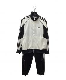 adidas（アディダス）の古着「セットアップジャージ」｜ホワイト×ブラック