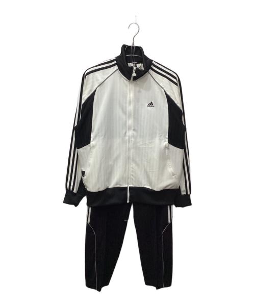 adidas（アディダス）adidas (アディダス) セットアップジャージ ホワイト×ブラック サイズ:XLの古着・服飾アイテム