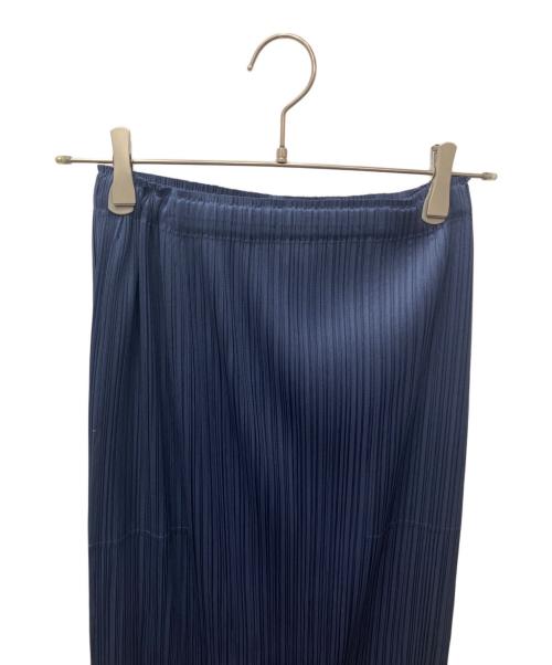 PLEATS PLEASE（プリーツプリーズ）PLEATS PLEASE (プリーツプリーズ) LOOP BOTTOMS プリーツスカート ブルー サイズ:3の古着・服飾アイテム
