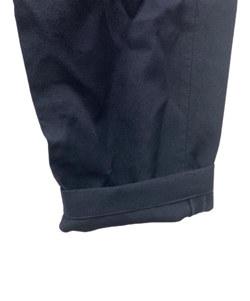 COMME des GARCONS HOMME DEUX（コムデギャルソン オム ドゥ）COMME des GARCONS HOMME DEUX (コムデギャルソン オム ドゥ) エステル加工糸 サージ製品染 ジップデザイン パンツ ネイビー サイズ:Mの古着・服飾アイテム