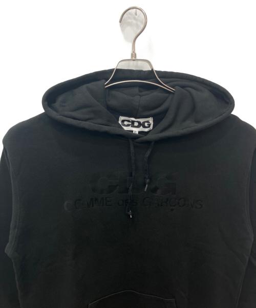 CDG（シーディージー）CDG (シーディージー) プルオーバーパーカー ブラック サイズ:XLの古着・服飾アイテム