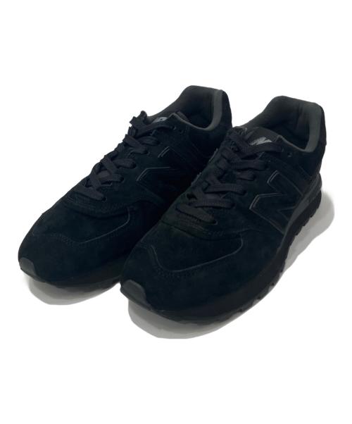 NEW BALANCE（ニューバランス）NEW BALANCE (ニューバランス) ローカットスニーカー ブラック サイズ:US8.の古着・服飾アイテム