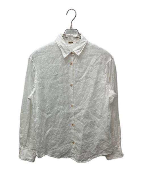 MUSE de Deuxieme Classe（ミューズ ドゥーズィエム クラス）MUSE de Deuxieme Classe (ミューズ ドゥーズィエム クラス) OGLINEN シャツ ホワイト サイズ:FREEの古着・服飾アイテム