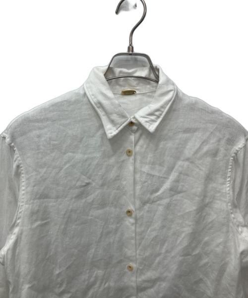 MUSE de Deuxieme Classe（ミューズ ドゥーズィエム クラス）MUSE de Deuxieme Classe (ミューズ ドゥーズィエム クラス) OGLINEN シャツ ホワイト サイズ:FREEの古着・服飾アイテム