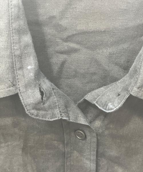 MUSE de Deuxieme Classe（ミューズ ドゥーズィエム クラス）MUSE de Deuxieme Classe (ミューズ ドゥーズィエム クラス) Linen シャツ　 ブラック サイズ:表記なし(実寸をご確認ください)の古着・服飾アイテム