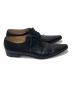 中古・古着 DOLCE & GABBANA (ドルチェ＆ガッバーナ) ポインテッドトゥレザーシューズ ブラック サイズ:6.5：21000円