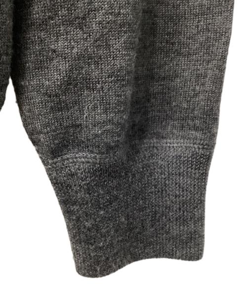 84-74 lab. takahiro kuraishi.（ハチジュウヨン ナナジュウヨン ラボ タカヒロ クライシ）84-74 lab. takahiro kuraishi. (ハチジュウヨン ナナジュウヨン ラボ タカヒロ クライシ) ニットジップパーカー グレー サイズ:Mの古着・服飾アイテム