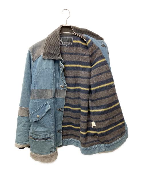 RESCUE SQUAD（レスキュースクワッド）RESCUE SQUAD (レスキュースクワッド) ファイヤーマンデニムジャケット ブルー サイズ:Mの古着・服飾アイテム