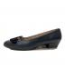 Salvatore Ferragamo (サルヴァトーレ フェラガモ) ヴァラリボンパンプス ネイビー サイズ:6.5：5000円