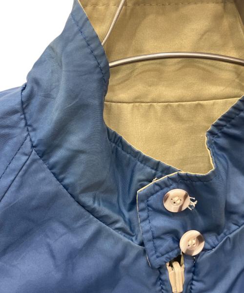 LAND'S END（ランズエンド）LAND'S END (ランズエンド) リバーシブルハリントンジャケット ブルー×ブラウン サイズ:Mの古着・服飾アイテム