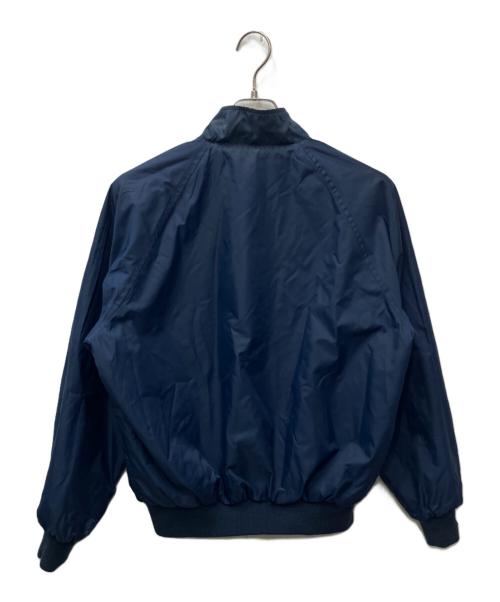 LAND'S END（ランズエンド）LAND'S END (ランズエンド) リバーシブルハリントンジャケット ブルー×ブラウン サイズ:Mの古着・服飾アイテム
