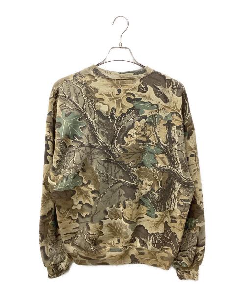 JERZEES Outdoors（ジャージーズ）JERZEES Outdoors (ジャージーズ) ツリーカモスウェット ブラウン サイズ:Lの古着・服飾アイテム