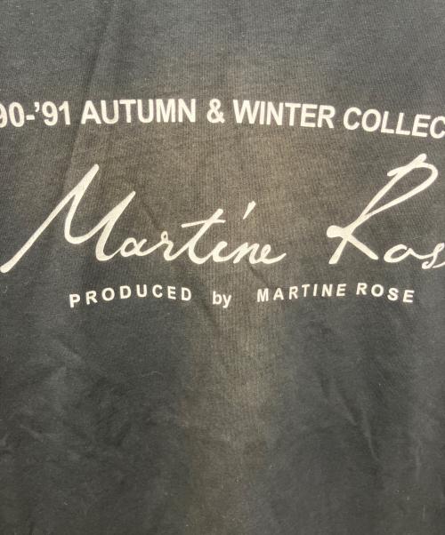 MARTINE ROSE（マーティン・ローズ）Martine rose (マーティン・ローズ) プリントLSカットソー ブラック サイズ:Mの古着・服飾アイテム