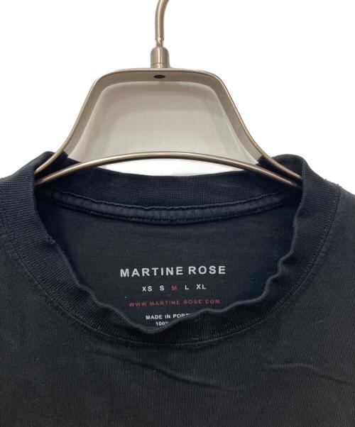 MARTINE ROSE（マーティン・ローズ）Martine rose (マーティン・ローズ) プリントLSカットソー ブラック サイズ:Mの古着・服飾アイテム