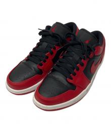 NIKE（ナイキ）の古着「Air Jordan 1 Low "Varsity Red" スニーカー（エアジョーダンワン　バーシティレッド）」｜ブラック×レッド