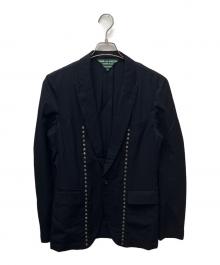 COMME des GARCONS HOMME PLUS（コムデギャルソンオムプリュス）の古着「スタッズ1Bジャケット」｜ネイビー