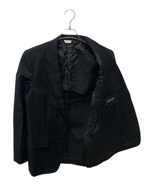COMME des GARCONS HOMME DEUX（コムデギャルソン オム ドゥ）COMME des GARCONS HOMME DEUX (コムデギャルソン オム ドゥ) チェック2Bウールテーラードジャケット ブラック サイズ:Sの古着・服飾アイテム