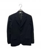 COMME des GARCONS HOMME DEUXコムデギャルソン オム ドゥ）の古着「チェッカーウール3Bテーラードジャケット」｜ブラック