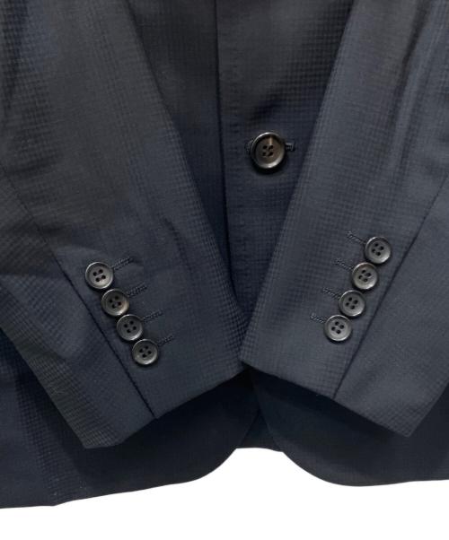 COMME des GARCONS HOMME DEUX（コムデギャルソン オム ドゥ）COMME des GARCONS HOMME DEUX (コムデギャルソン オム ドゥ) チェッカーウール3Bテーラードジャケット ブラック サイズ:Sの古着・服飾アイテム