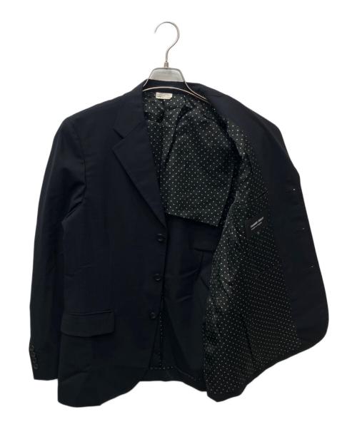 COMME des GARCONS HOMME DEUX（コムデギャルソン オム ドゥ）COMME des GARCONS HOMME DEUX (コムデギャルソン オム ドゥ) チェッカーウール3Bテーラードジャケット ブラック サイズ:Sの古着・服飾アイテム
