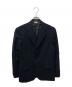 COMME des GARCONS HOMME DEUX（コムデギャルソン オム ドゥ）の古着「チェッカーウール3Bテーラードジャケット」｜ブラック