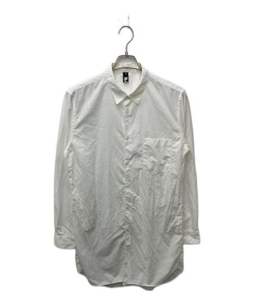 BLACK COMME des GARCONS（ブラックコムデギャルソン）BLACK COMME des GARCONS (ブラックコムデギャルソン) ポケットロングシャツ ホワイト サイズ:Lの古着・服飾アイテム