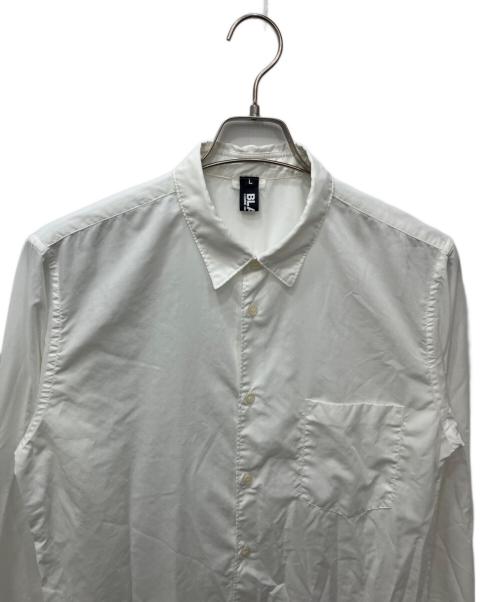 BLACK COMME des GARCONS（ブラックコムデギャルソン）BLACK COMME des GARCONS (ブラックコムデギャルソン) ポケットロングシャツ ホワイト サイズ:Lの古着・服飾アイテム