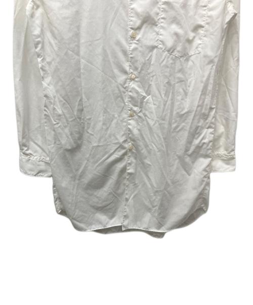 BLACK COMME des GARCONS（ブラックコムデギャルソン）BLACK COMME des GARCONS (ブラックコムデギャルソン) ポケットロングシャツ ホワイト サイズ:Lの古着・服飾アイテム