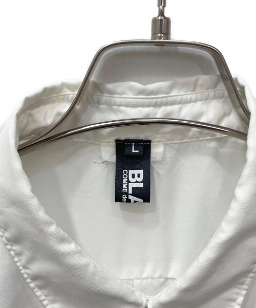 BLACK COMME des GARCONS（ブラックコムデギャルソン）BLACK COMME des GARCONS (ブラックコムデギャルソン) ポケットロングシャツ ホワイト サイズ:Lの古着・服飾アイテム