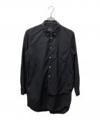 COMME des GARCONS HOMME PLUSコムデギャルソンオムプリュス）の古着「SPUN BROAD GARMENT TREATED SHIRT」｜グレー