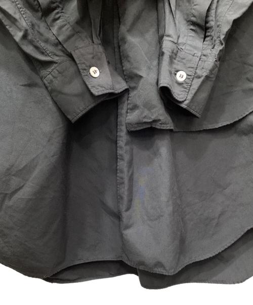 COMME des GARCONS HOMME PLUS（コムデギャルソンオムプリュス）COMME des GARCONS HOMME PLUS (コムデギャルソンオムプリュス) SPUN BROAD GARMENT TREATED SHIRT グレー サイズ:Sの古着・服飾アイテム