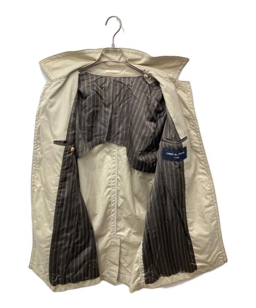 COMME des GARCONS HOMME（コムデギャルソン オム）COMME des GARCONS HOMME (コムデギャルソン オム) ステンカラーコート ベージュ サイズ:Mの古着・服飾アイテム